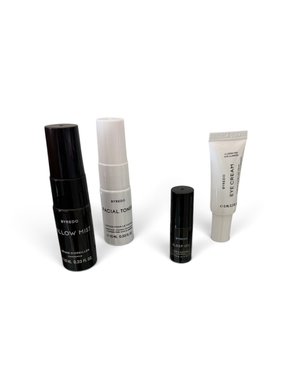 NEW Byredo Skincare Set of 4— Black & White Travel Trio